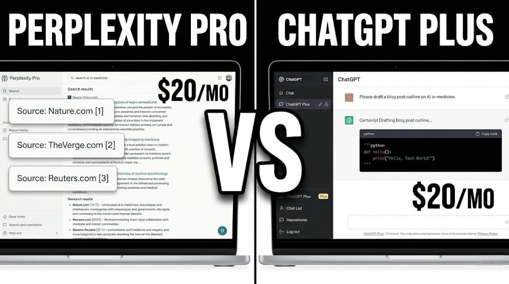 Perplexity Pro vs ChatGPT Plus 2026: Which Is Best?