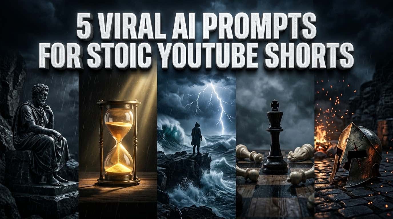 5 Viral Stoic YouTube Shorts Backgrounds Discipline Time Endure Control Strength